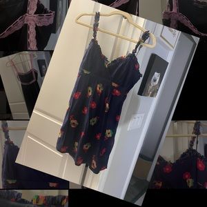 Betsy Johnson silk floral dress. Size 8